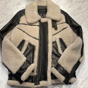 Belstaff shearling leather jacket